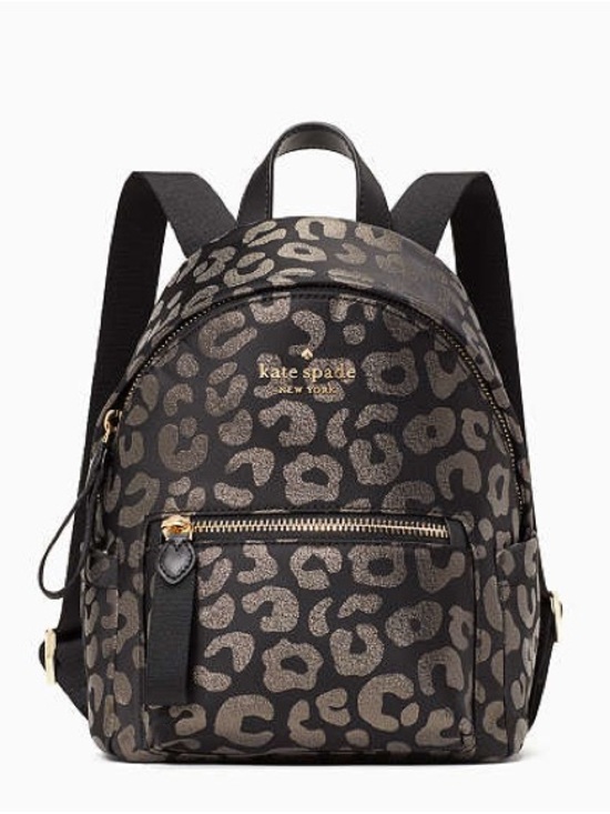 kate spade Handbags - Kate Spade Chelsea Little Better Nylon Mini Leopard Print Backpack